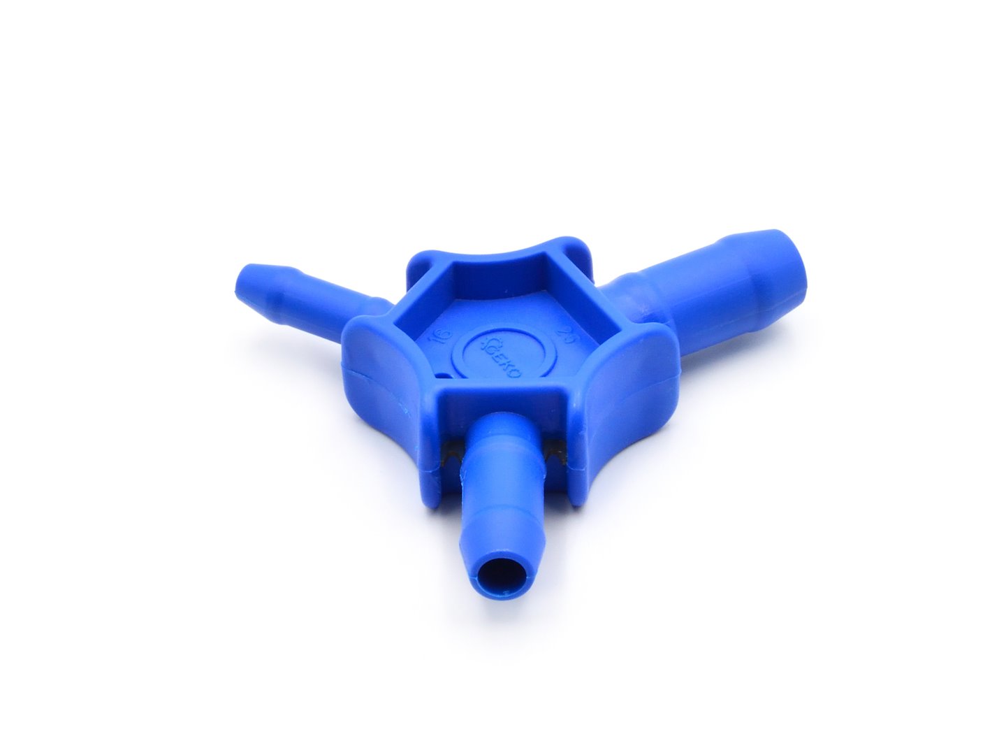 Kalibrátor s odhrotovačem Geko 16/20/25 mm – detail ergonomické rukojeti a adaptérů