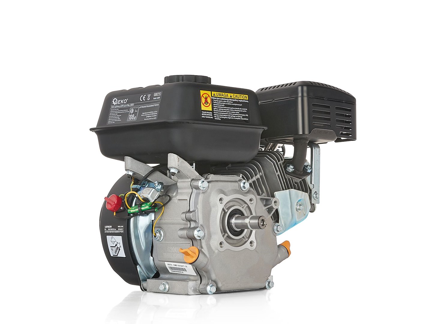 Zážehový motor 6,5 HP Loncin 196 ccm 19 mm EURO 5 4