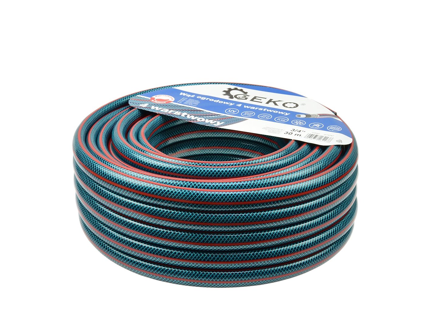 Zahradní hadice 4vrstvá 3/4" 30 m GEKO NEW (60) 2