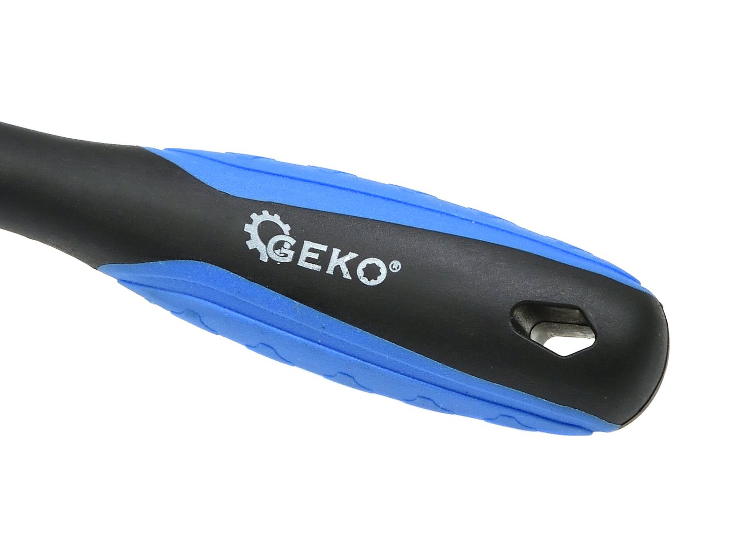 Povrchově upravená ráčna ohnutá 1/4" 72T – Geko G10175 5