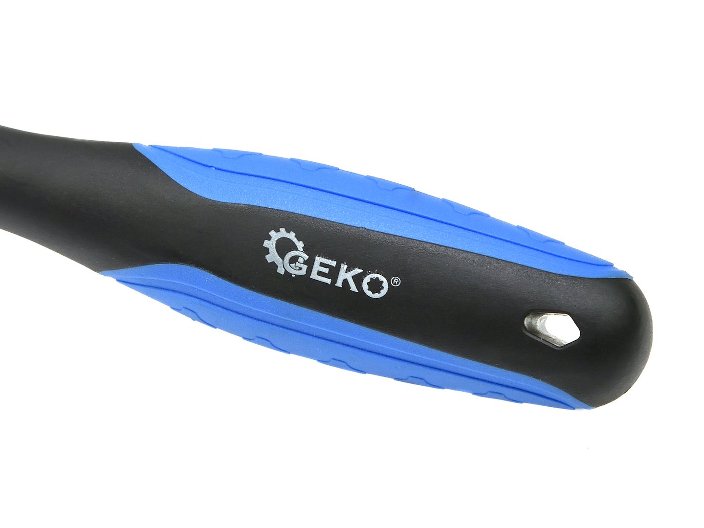 Povrchově upravená ráčna, ohnutá, 1/2" 72T – Geko 5