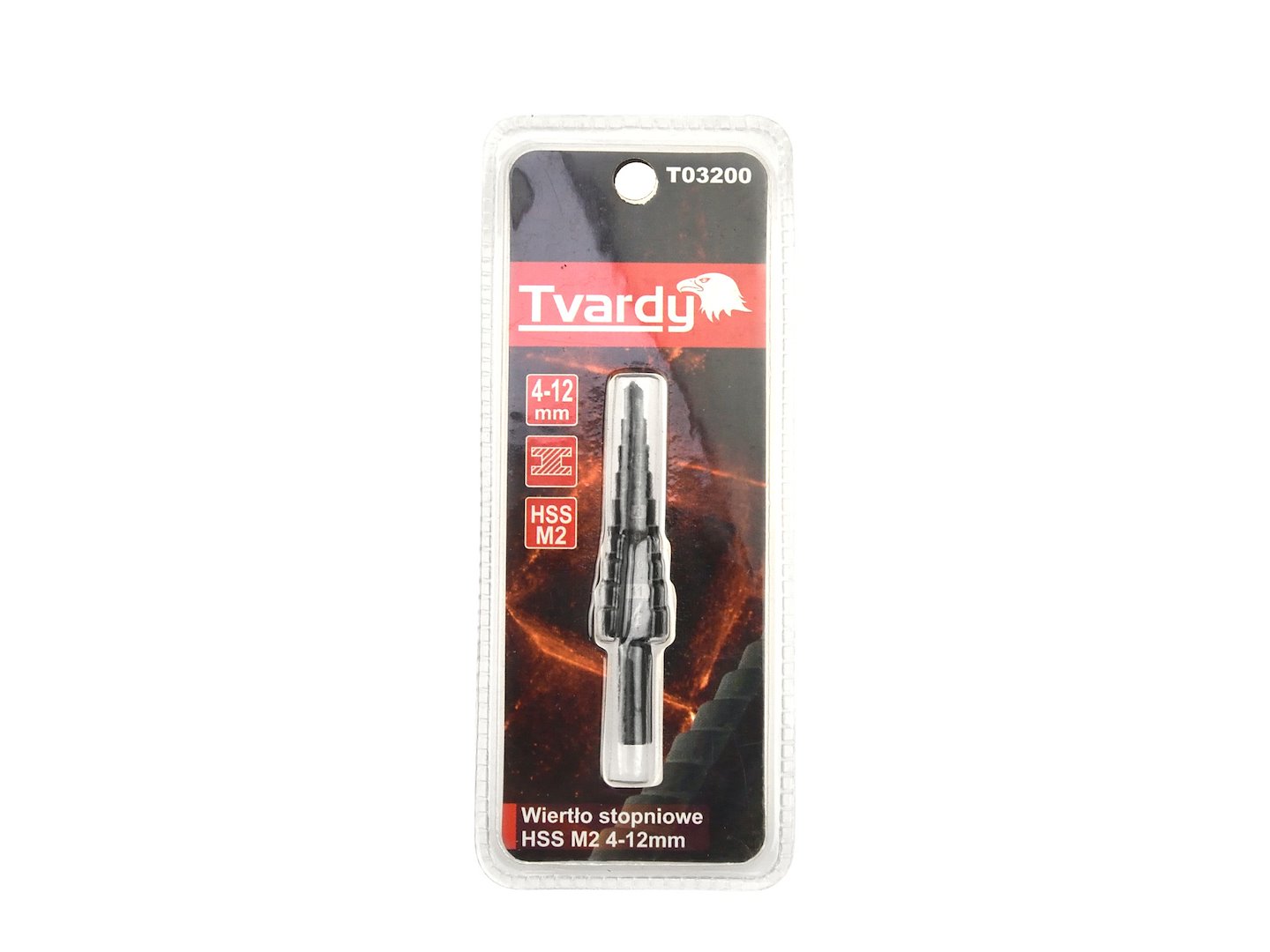 HSS M2 TiAlN stupňové vrtáky 4–12 mm – stupňové provedení detail