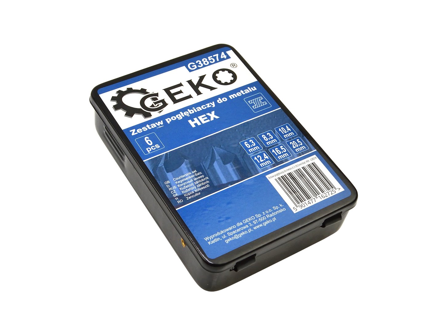 Sada zvedáků na kov GEKO HEX – detail ocelové konstrukce