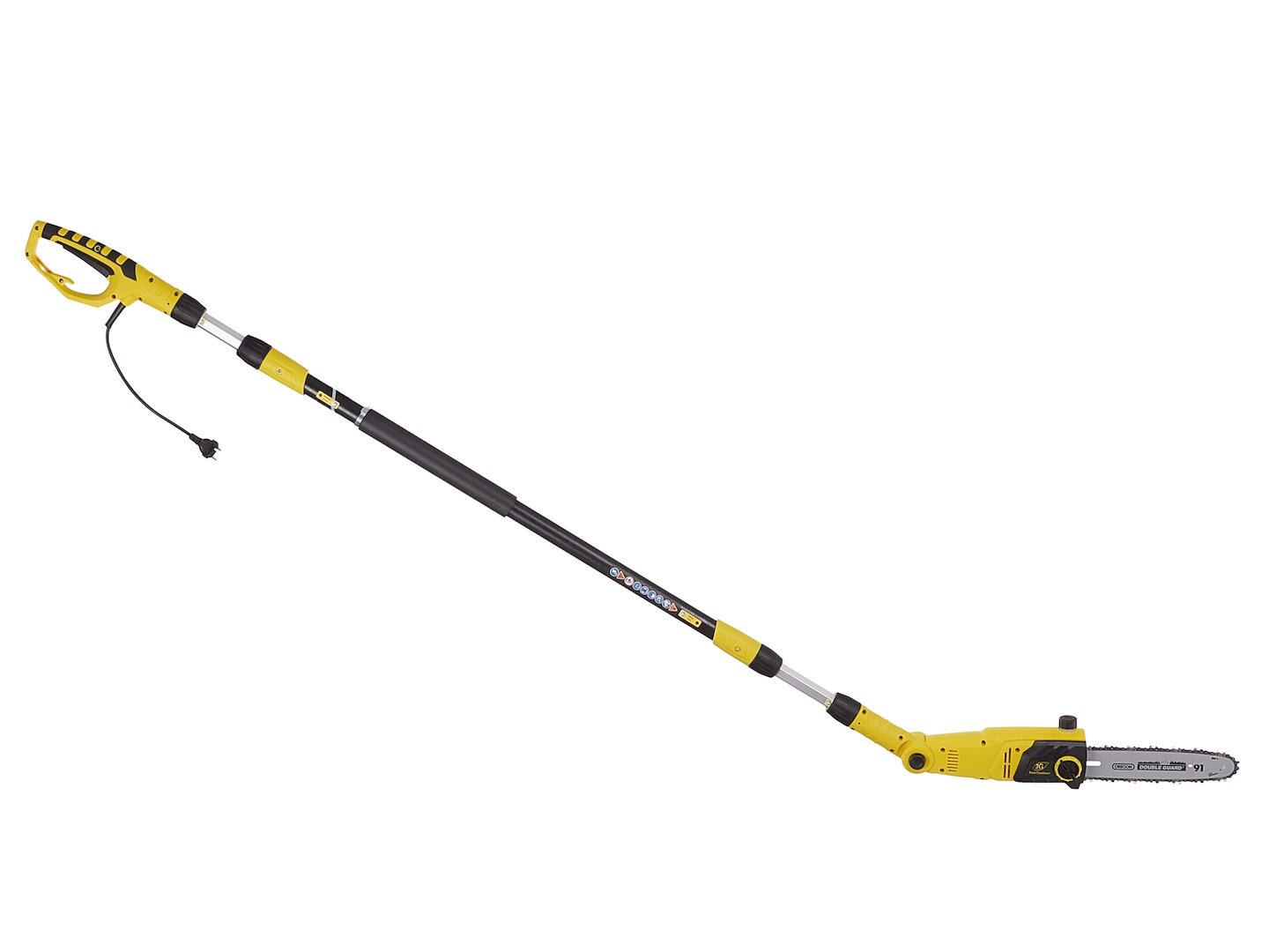 Elektrická řetězová pila Geko G83008  nastavitelný úhel hlavy
