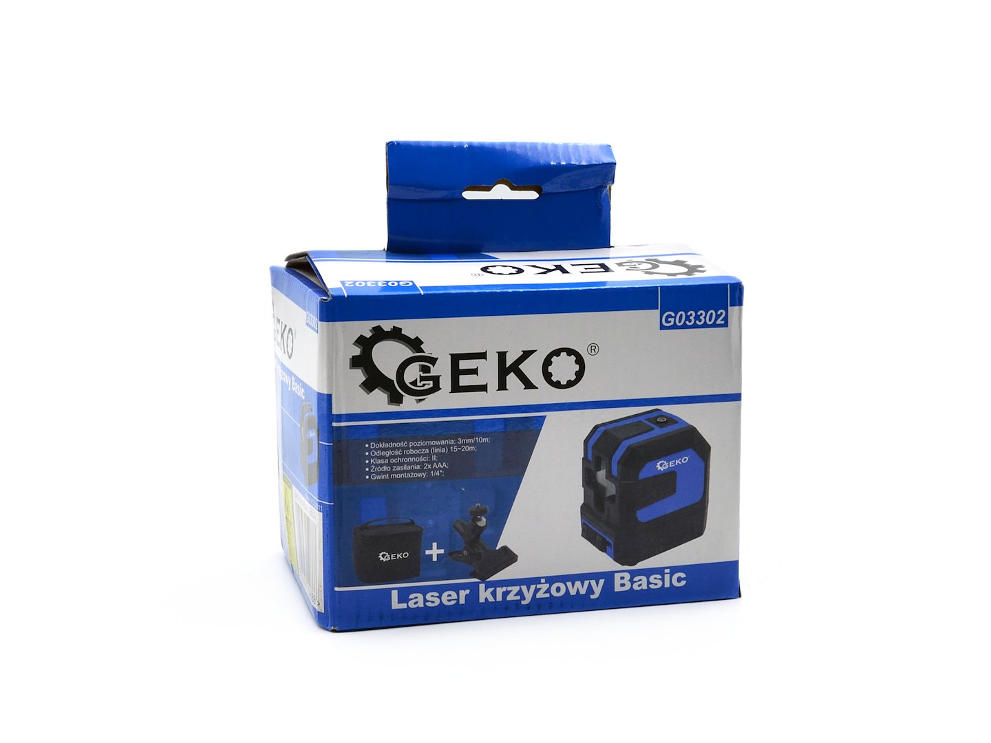 Křížový laser Geko Basic 24 – použití při stavebních pracích