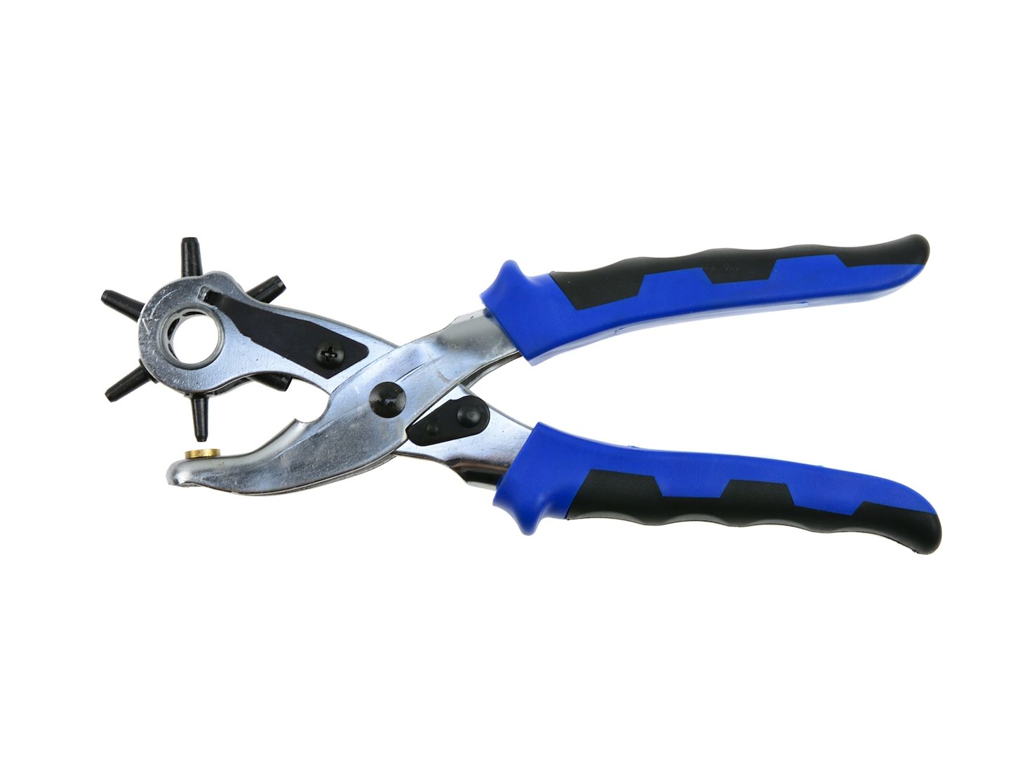 Sada Geko G01825 – revolverové děrovací kleště detail