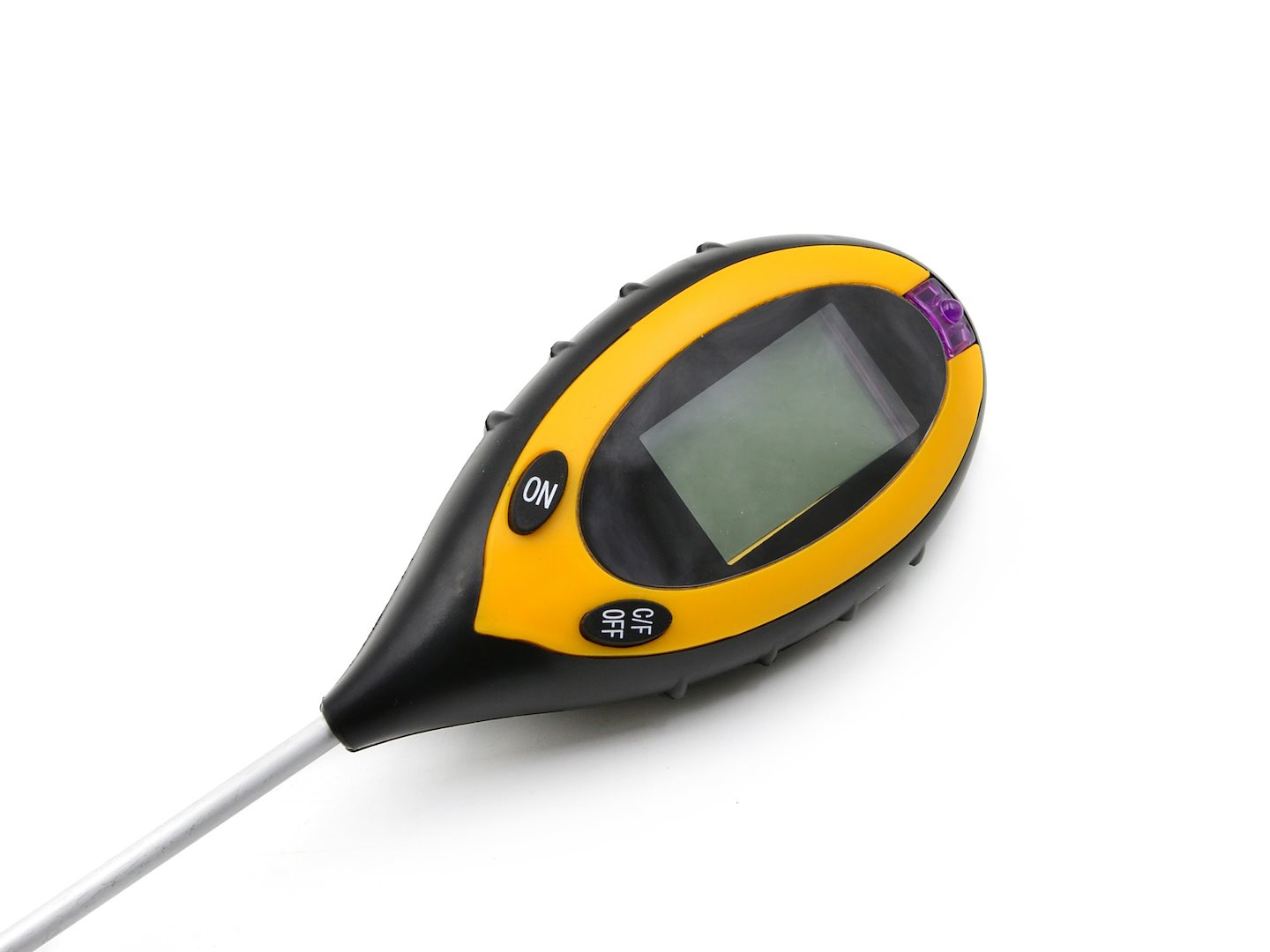 Měřidlo pH půdy Geko G73195 – displej a ovládání