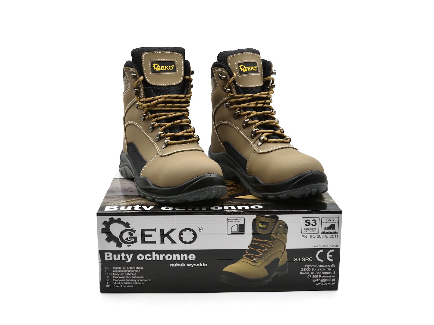 Ochranná obuv model č. 7 nubuk vysoká S3 SRC – velikost 40 (10) 1