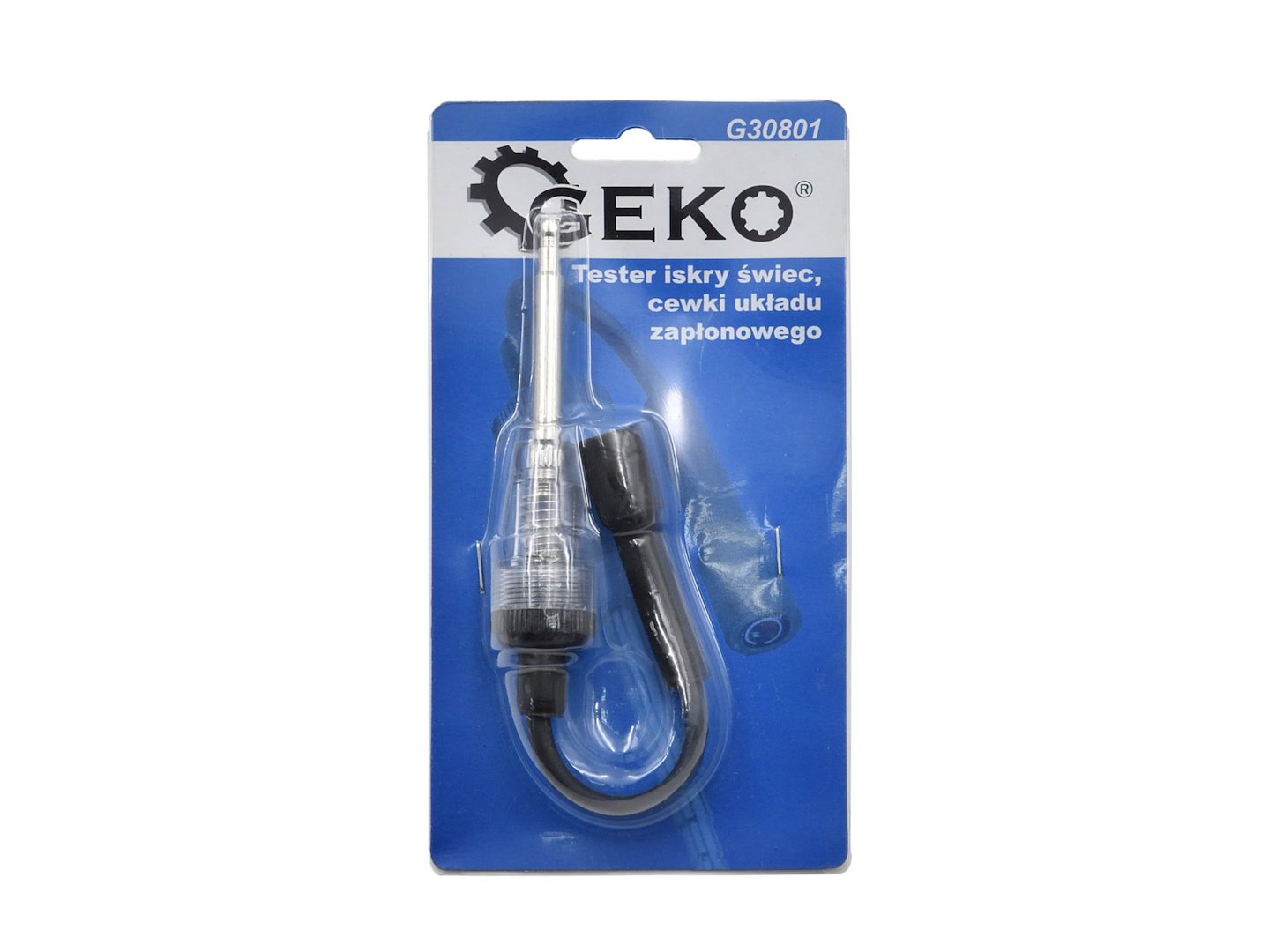 Tester zapalovacích svíček a cívek Geko G30801 – detail in-line zapojení