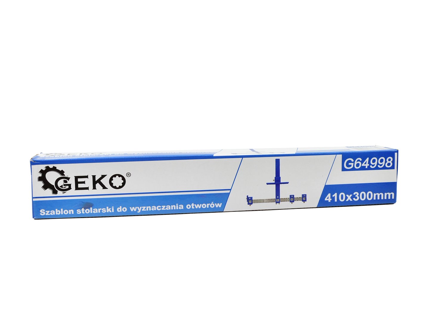 Truhlářská šablona pro vyznačení otvorů 410 x 300 mm (40) – Geko 4