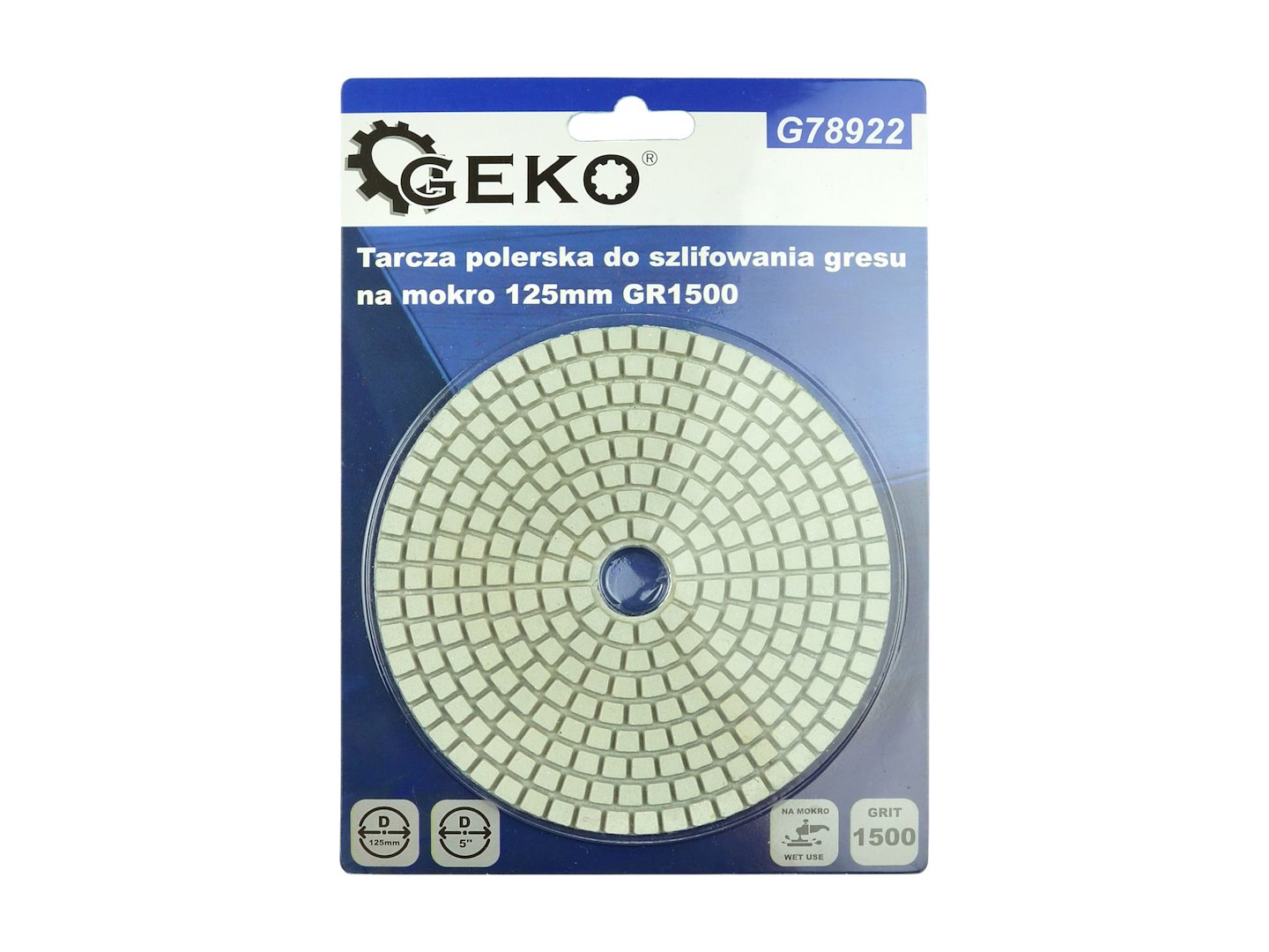 Lešticí kotouč pro mokré broušení dlaždic 125 mm GR1500 (5/25/250) 4