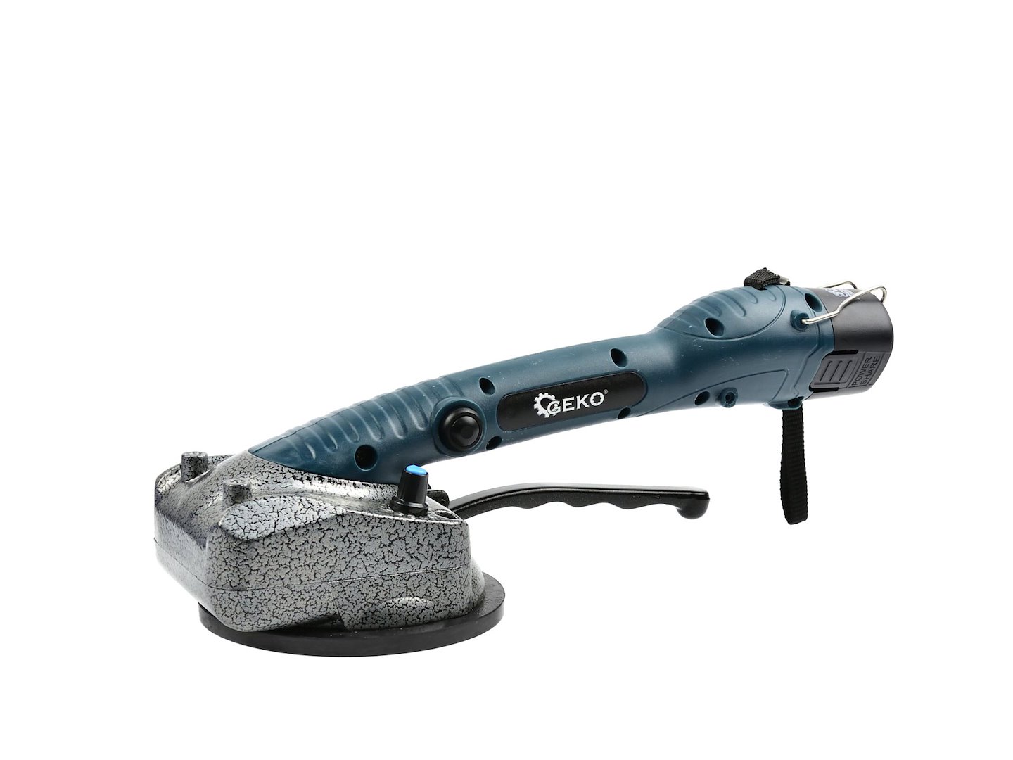 Geko G80671 vibrační přísavka – kovová rukojeť detail